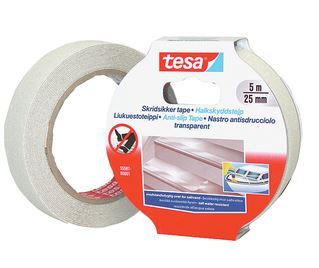 Tesa skrid tape 25mm x 5mtr. klar